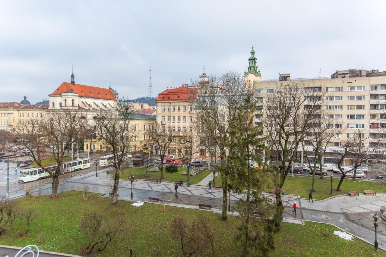 Біля Дзиги Сучасна Квартира На Вулиці Вірменській 35 Lviv Bagian luar foto